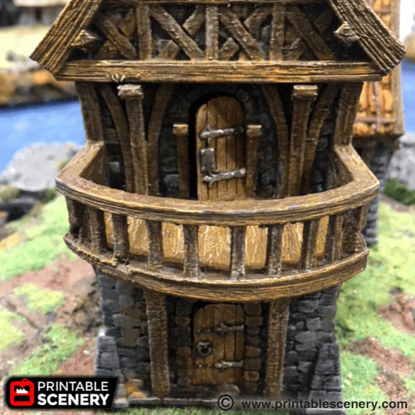 Tabletop Terrain Building Port Merchant - Fantasy Building