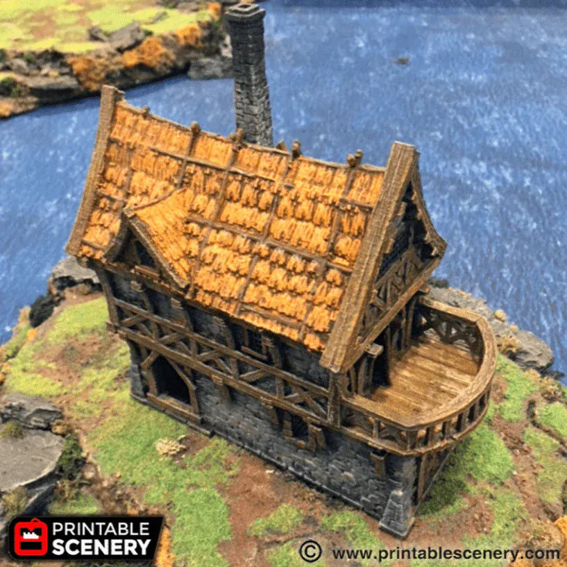 Tabletop Terrain Building Port Merchant - Fantasy Building