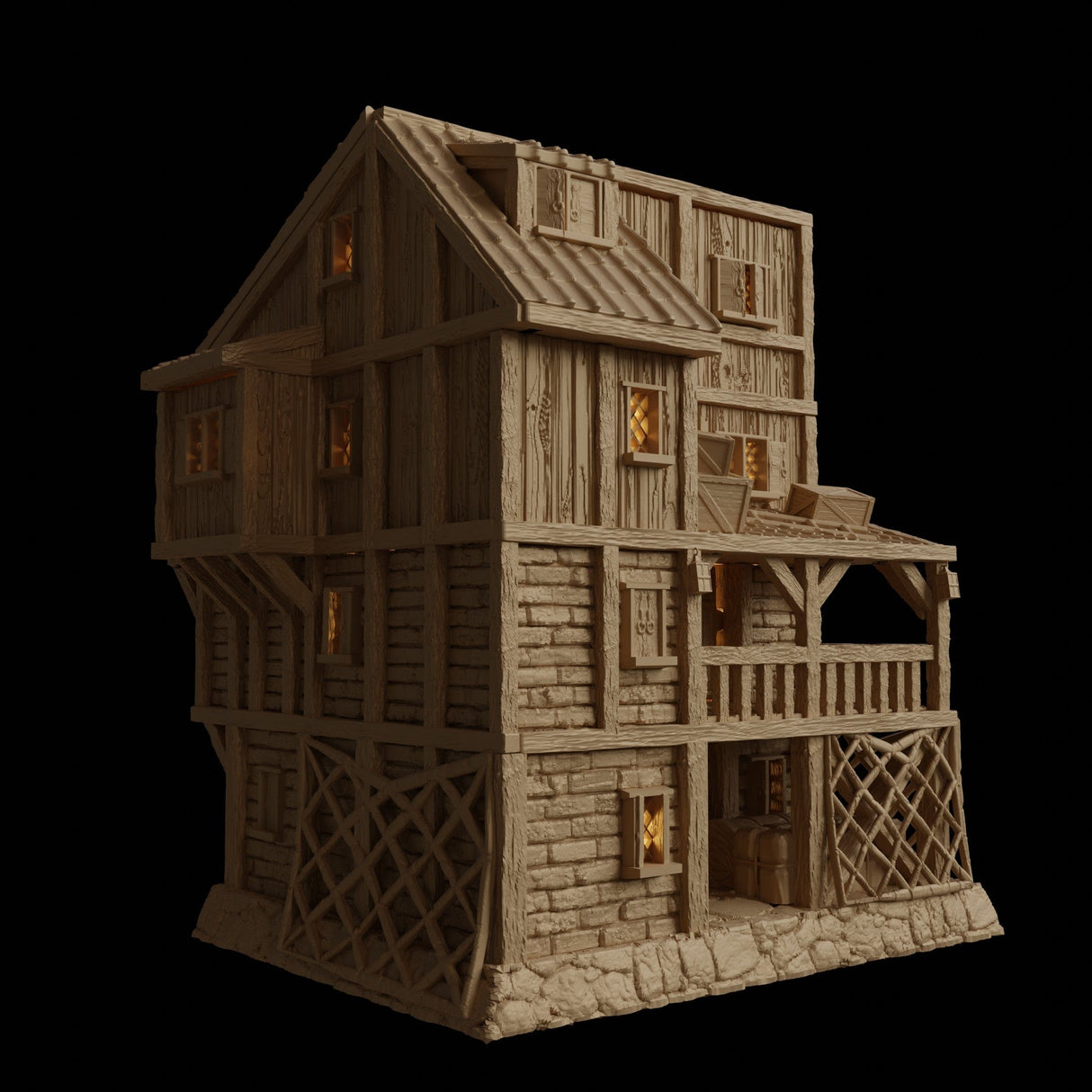 Tabletop Terrain Building Port Tavern