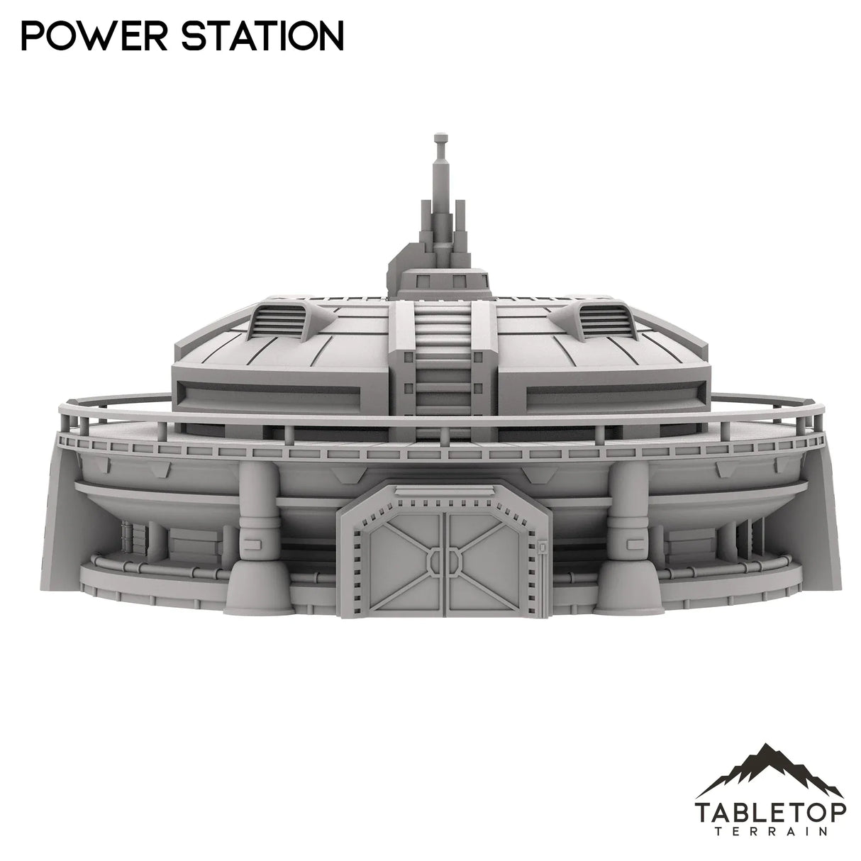 Tabletop Terrain Building Power Station - Futuristic City