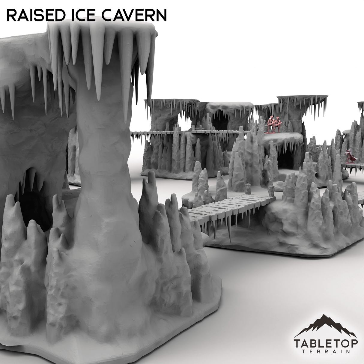 Tabletop Terrain Building Raised Ice Cavern