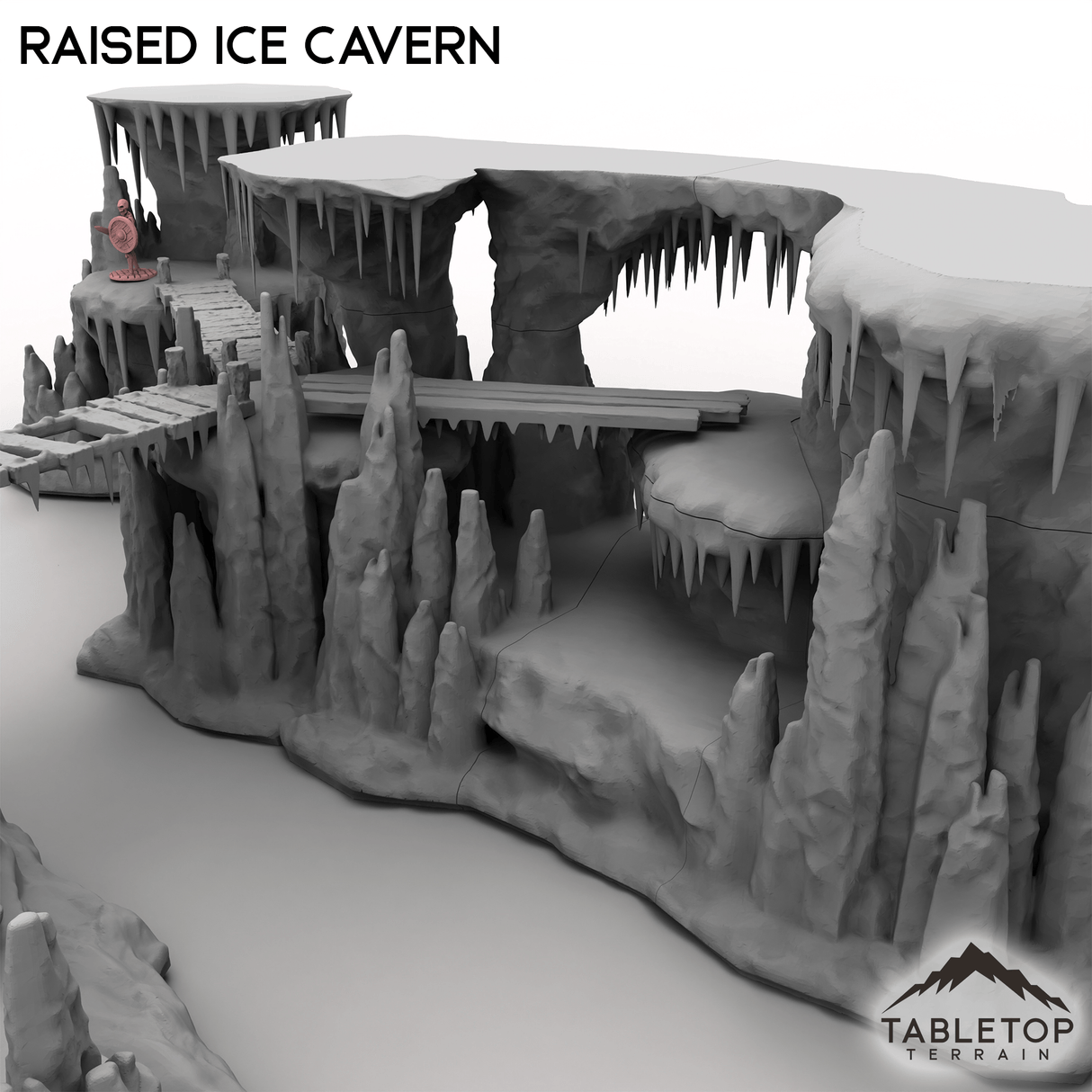 Tabletop Terrain Building Raised Ice Cavern