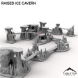 Tabletop Terrain Building Raised Ice Cavern