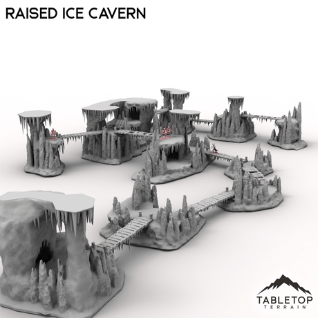 Tabletop Terrain Building Raised Ice Cavern
