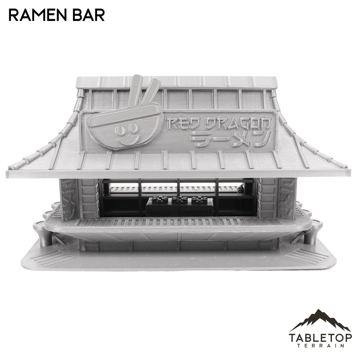 Tabletop Terrain Building Ramen Bar - Cyberpunk Building