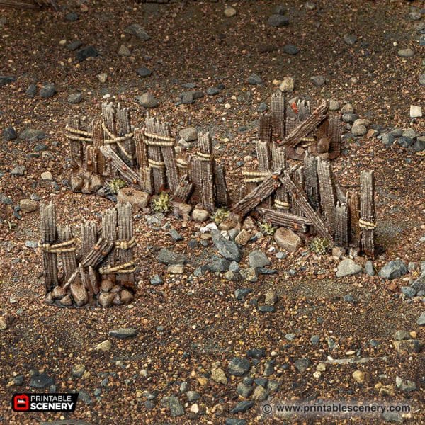Tabletop Terrain Building Ramshackle Fences
