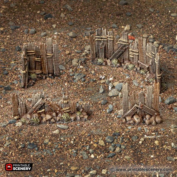 Tabletop Terrain Building Ramshackle Fences