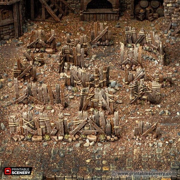 Tabletop Terrain Building Ramshackle Fences