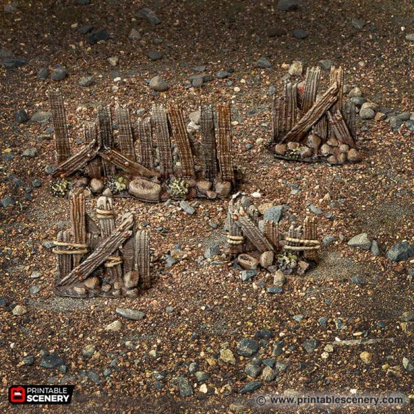 Tabletop Terrain Building Ramshackle Fences