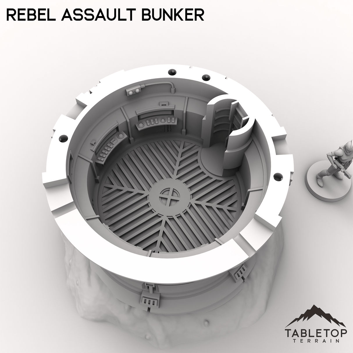 Tabletop Terrain Building Rebel Assault Bunker