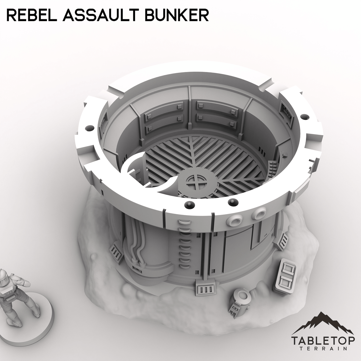 Tabletop Terrain Building Rebel Assault Bunker