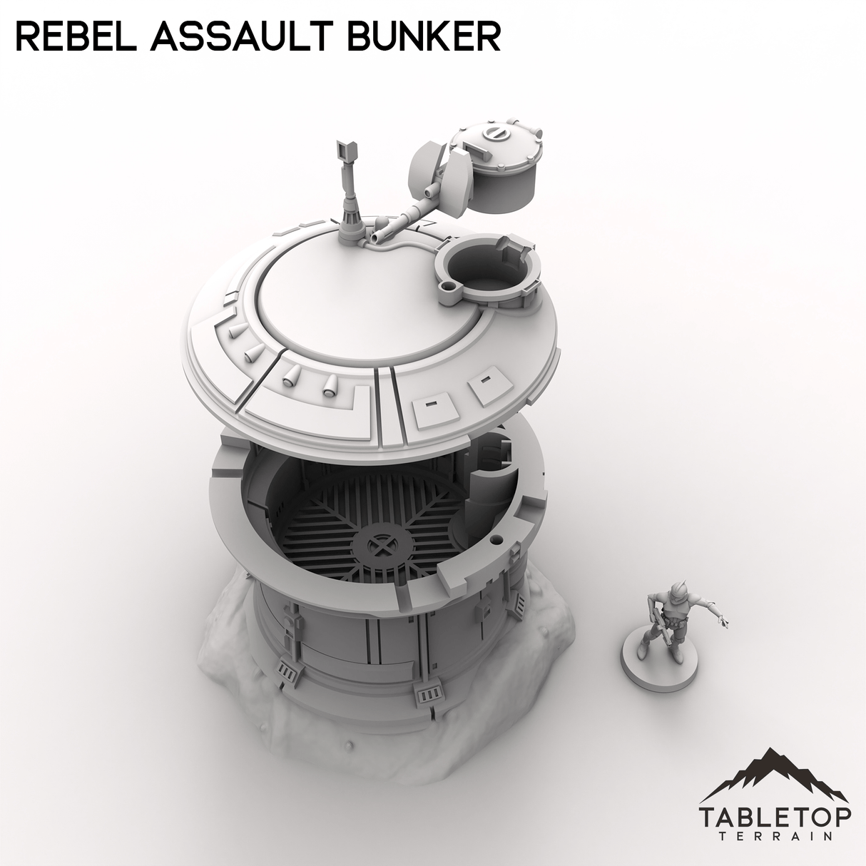 Tabletop Terrain Building Rebel Assault Bunker