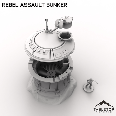 Tabletop Terrain Building Rebel Assault Bunker