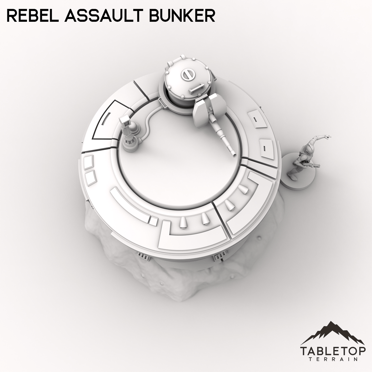 Tabletop Terrain Building Rebel Assault Bunker