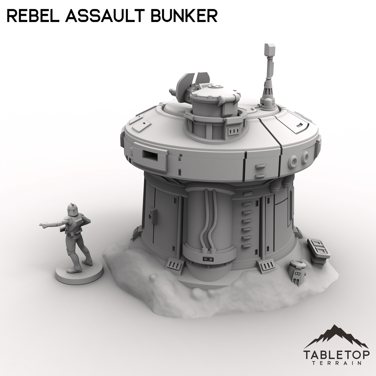Tabletop Terrain Building Rebel Assault Bunker