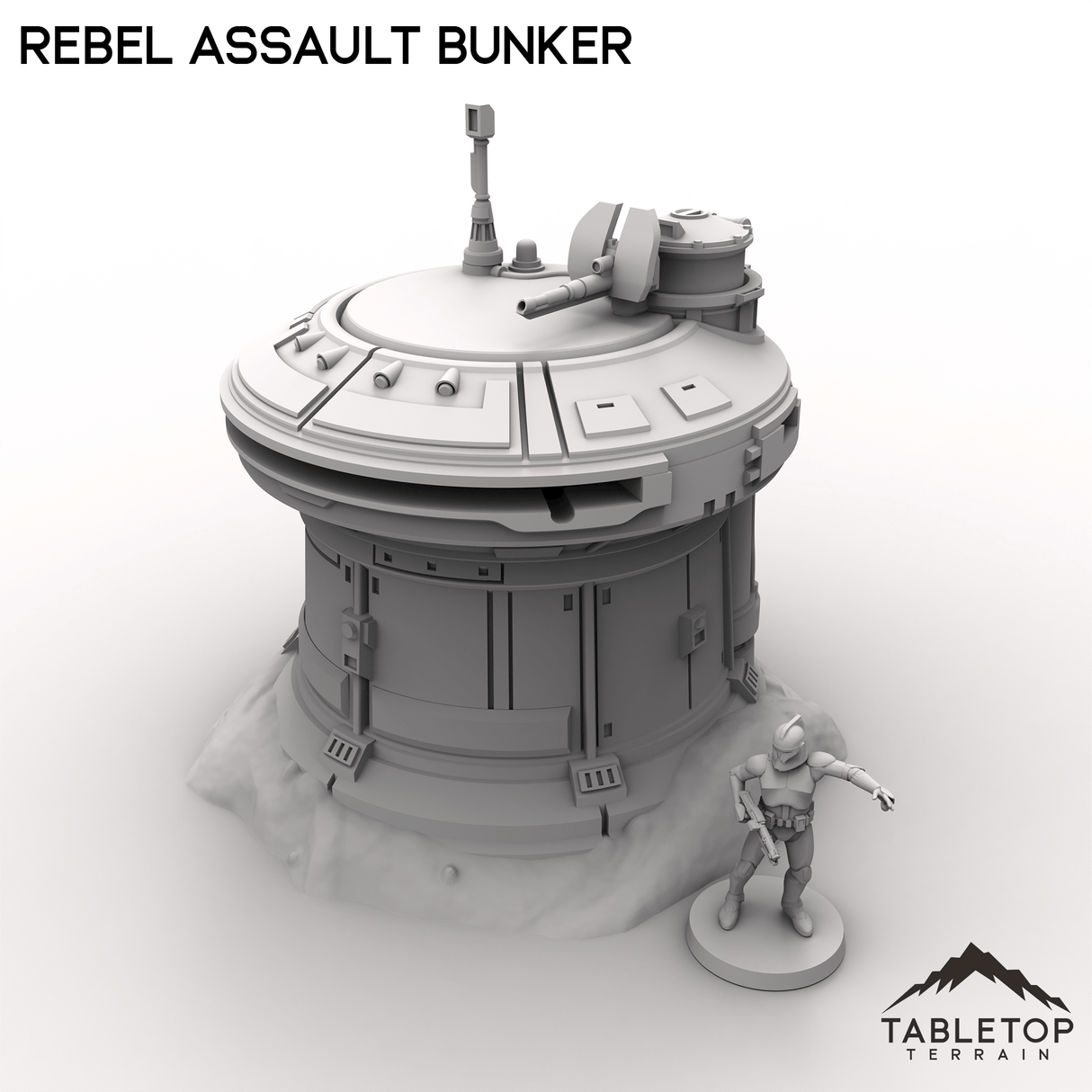 Tabletop Terrain Building Rebel Assault Bunker