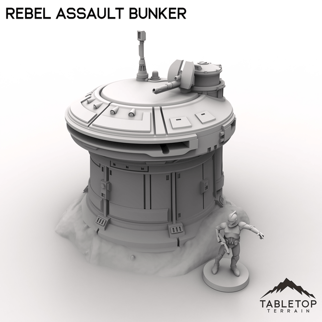 Tabletop Terrain Building Rebel Assault Bunker