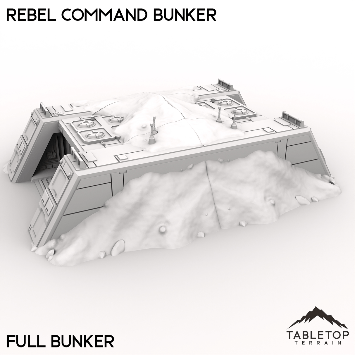 Tabletop Terrain Building Rebel Command Bunker