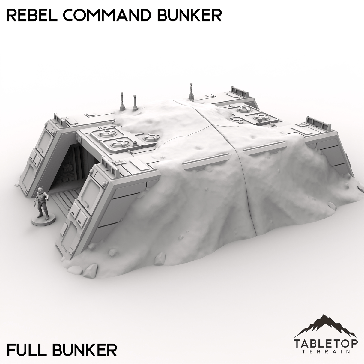 Tabletop Terrain Building Rebel Command Bunker