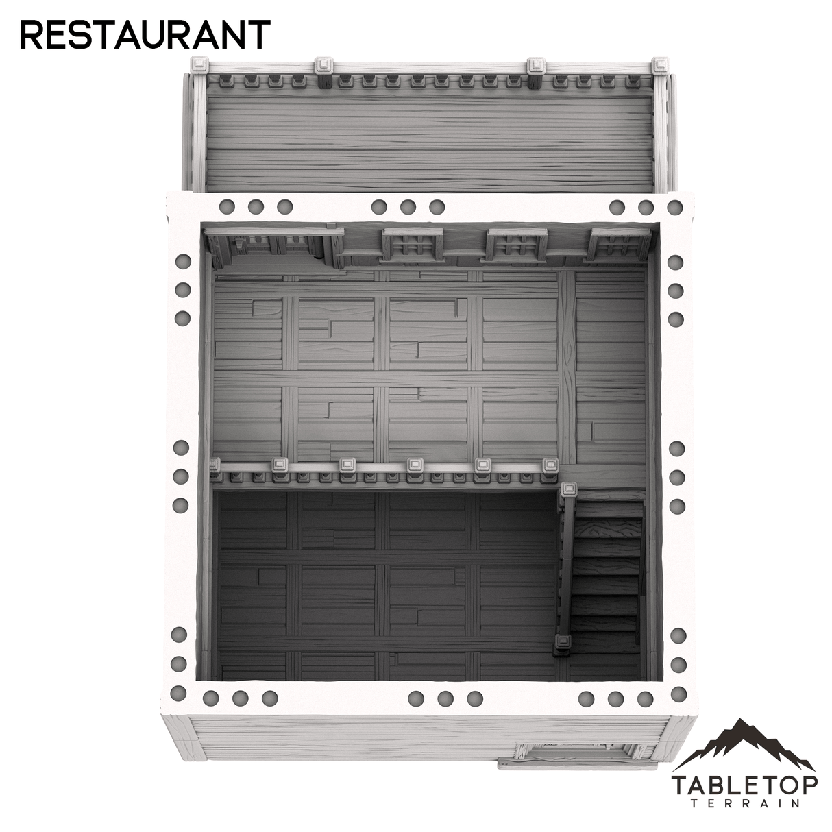 Tabletop Terrain Building Restaurant - Old Wild Western Rush