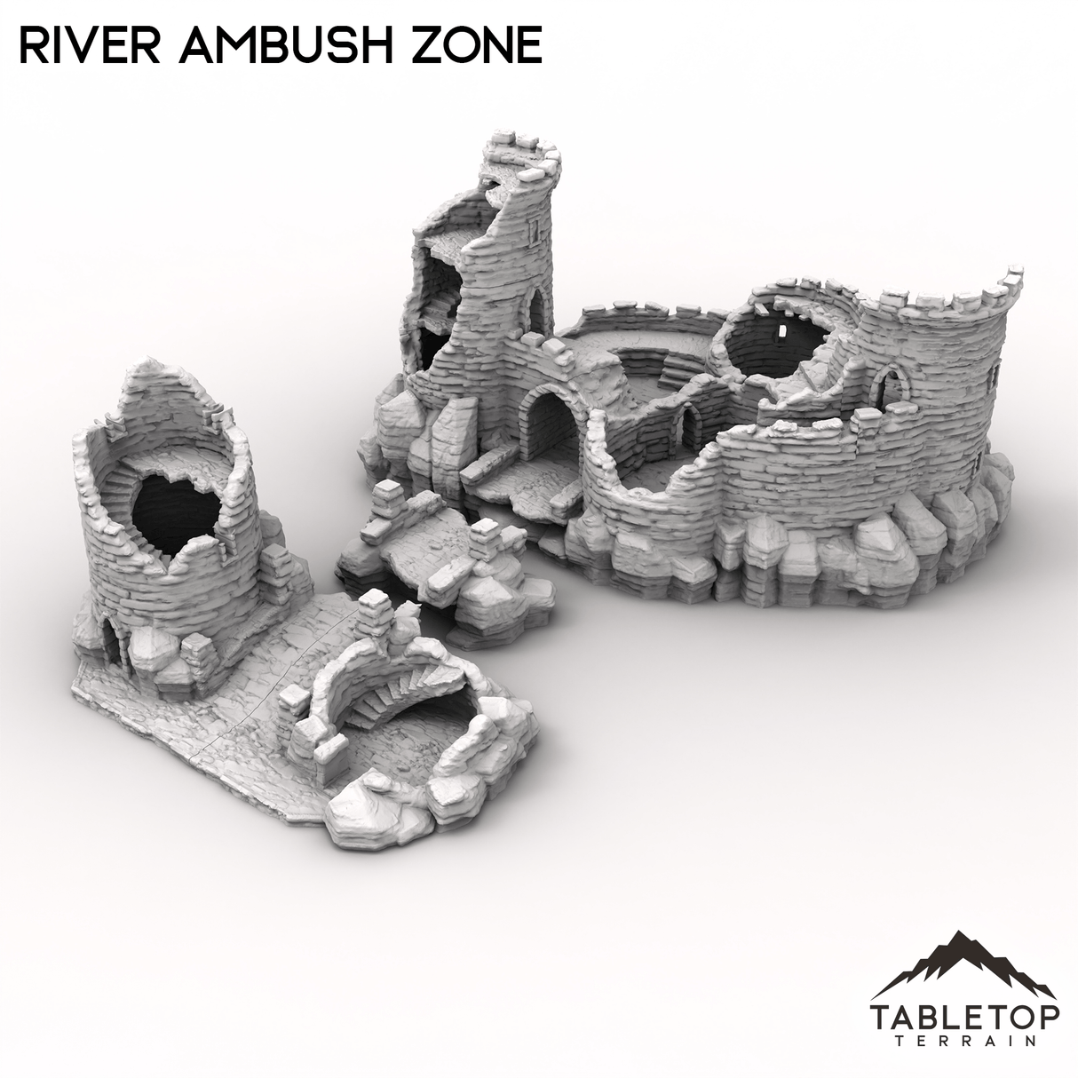 Tabletop Terrain Building River Ambush Zone