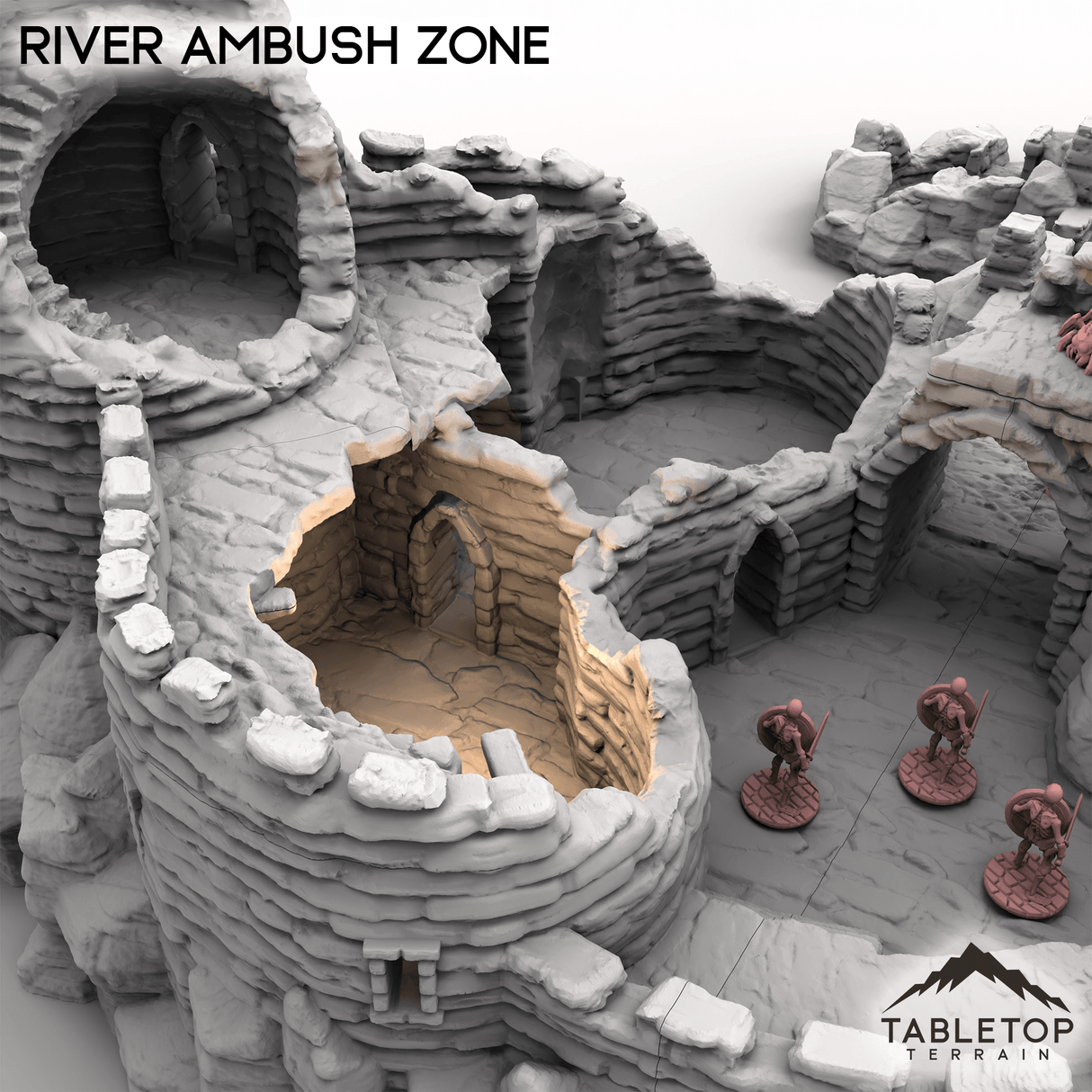 Tabletop Terrain Building River Ambush Zone