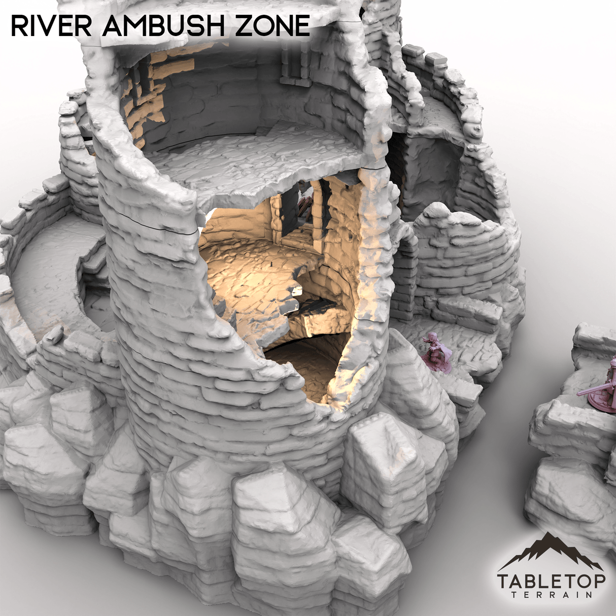 Tabletop Terrain Building River Ambush Zone