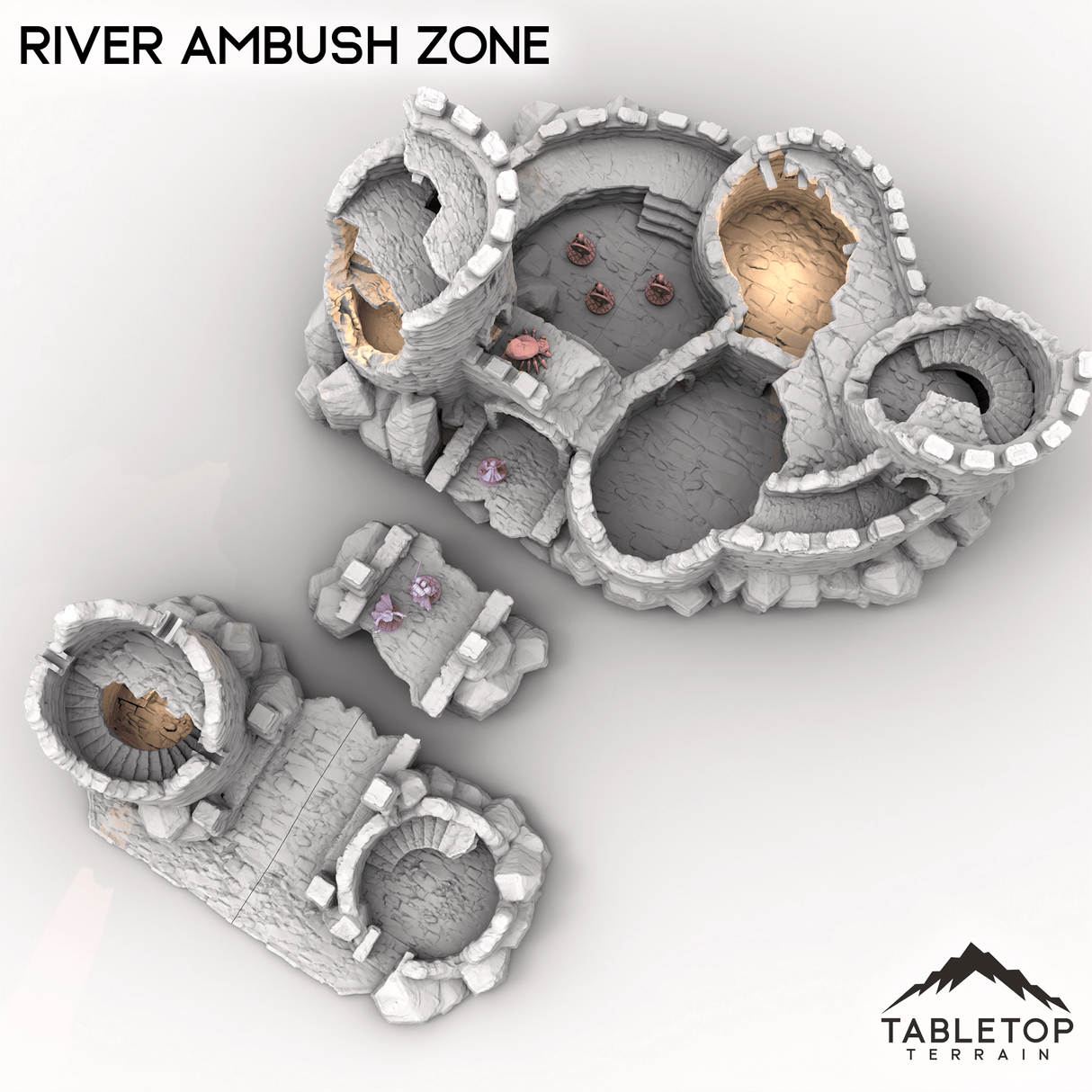 Tabletop Terrain Building River Ambush Zone