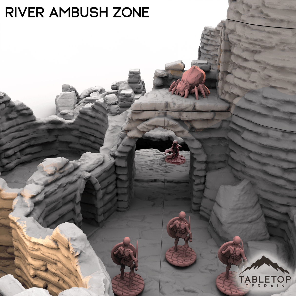 Tabletop Terrain Building River Ambush Zone