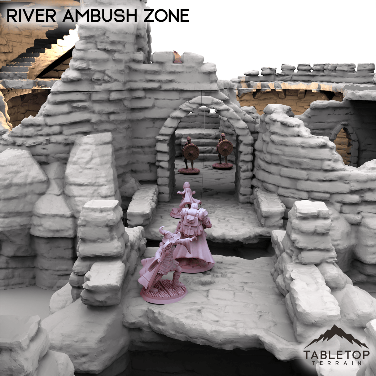 Tabletop Terrain Building River Ambush Zone