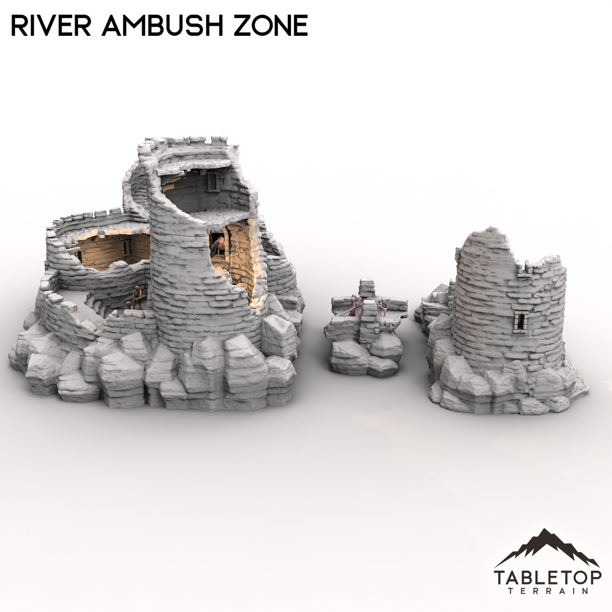 Tabletop Terrain Building River Ambush Zone