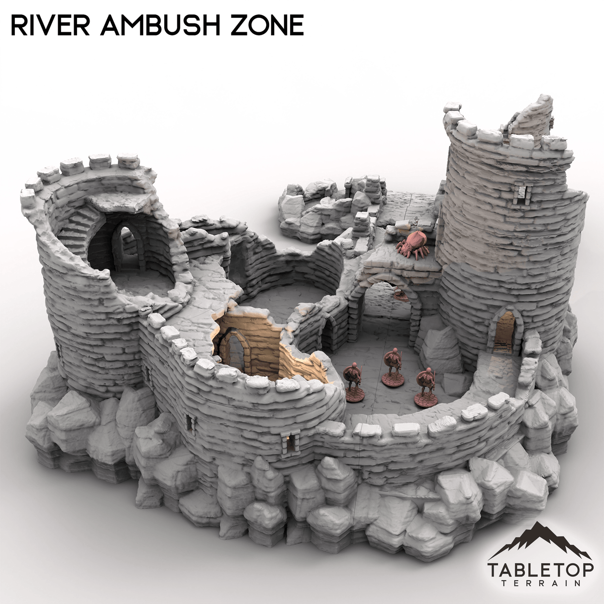 Tabletop Terrain Building River Ambush Zone