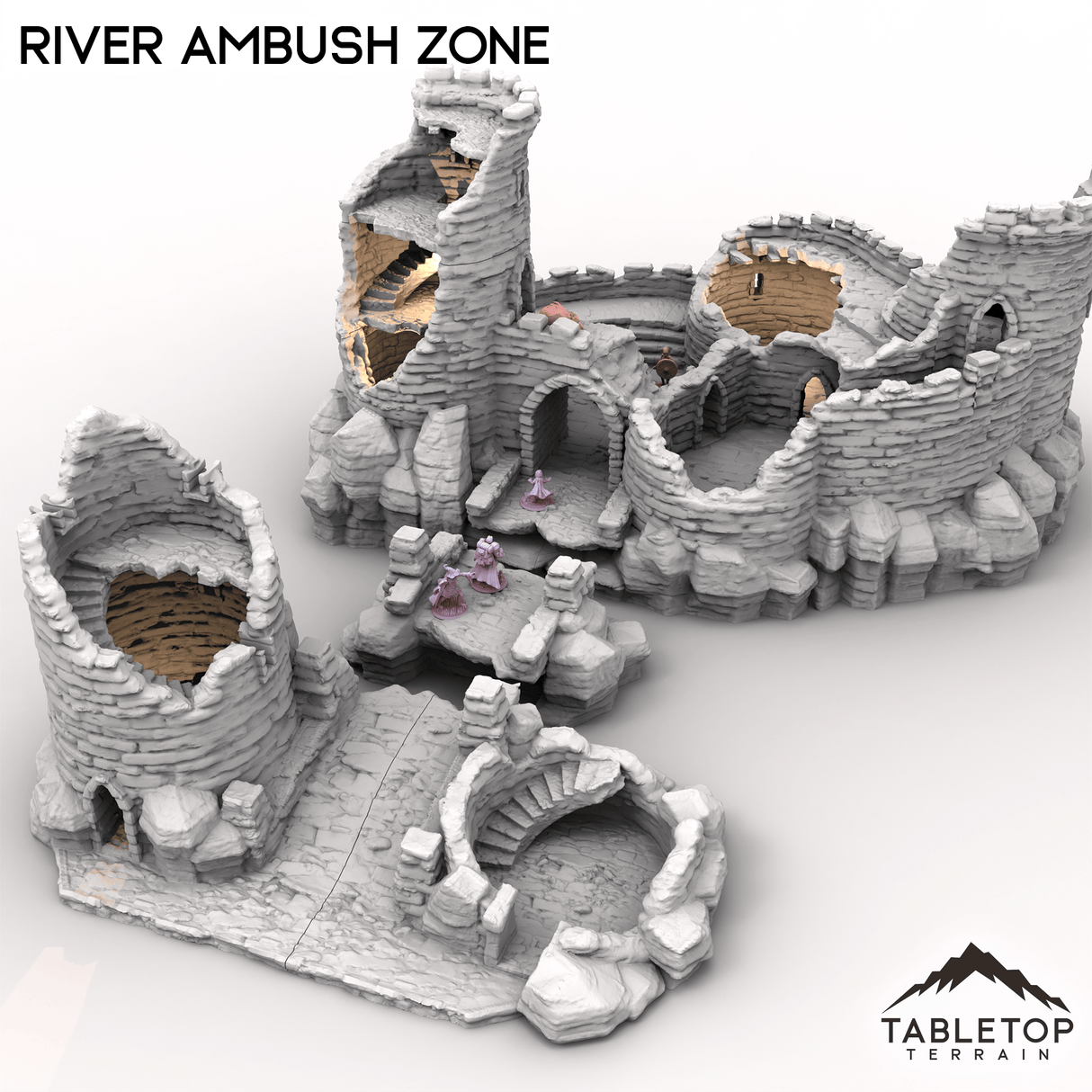 Tabletop Terrain Building River Ambush Zone