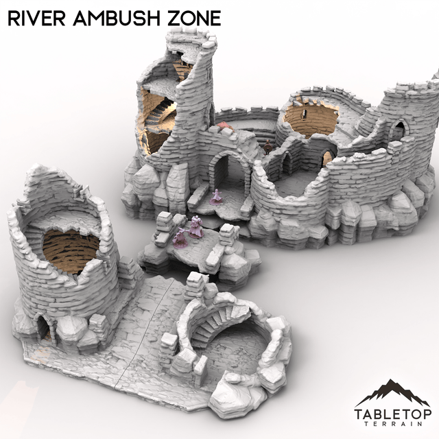 Tabletop Terrain Building River Ambush Zone
