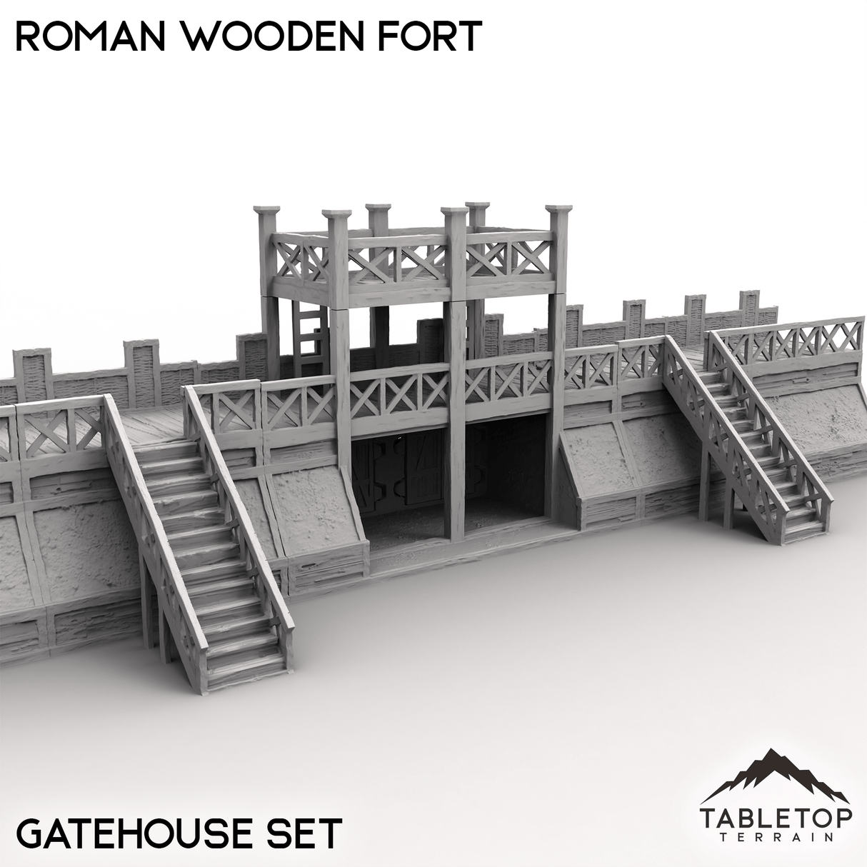 Tabletop Terrain Building Roman Wooden Fort