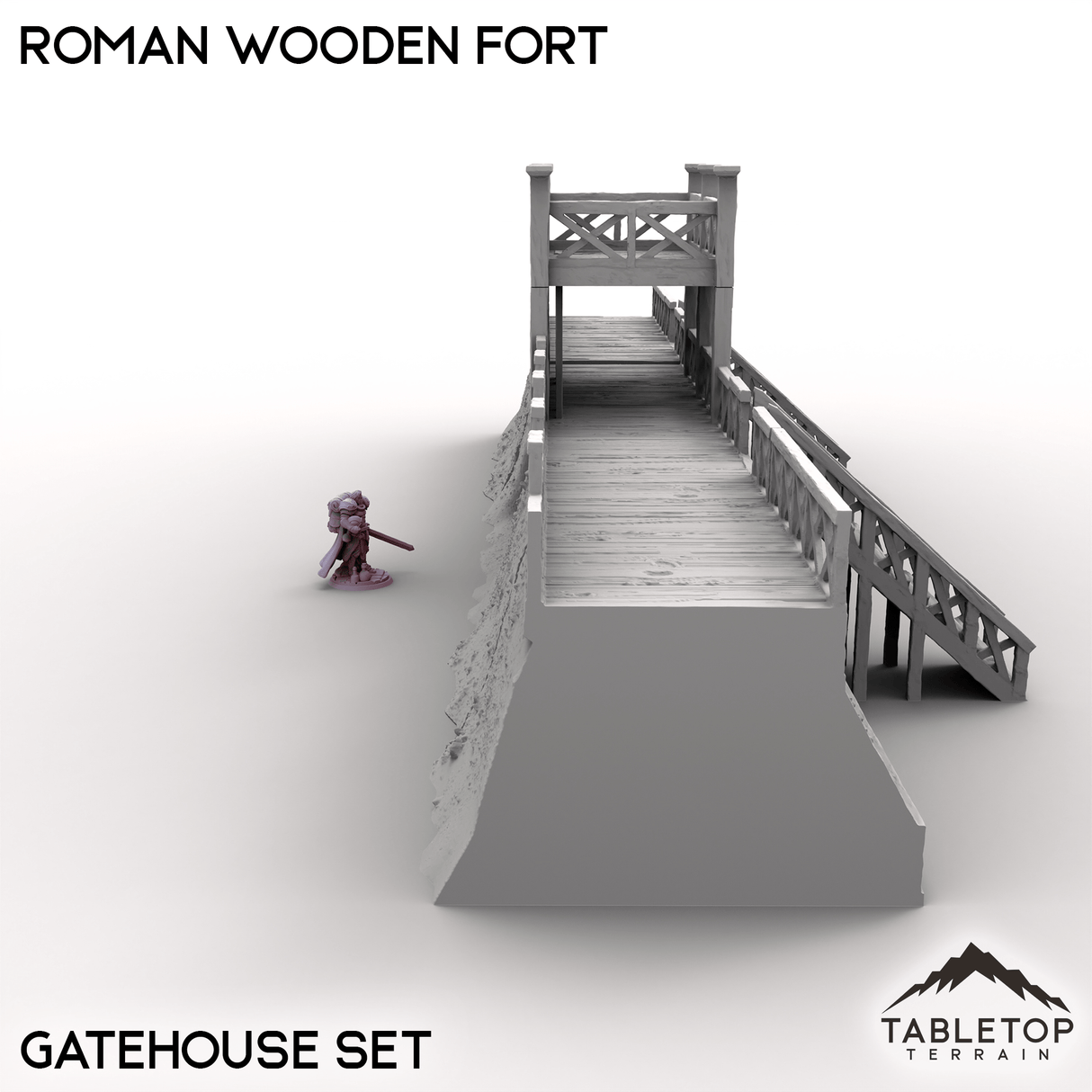 Tabletop Terrain Building Roman Wooden Fort
