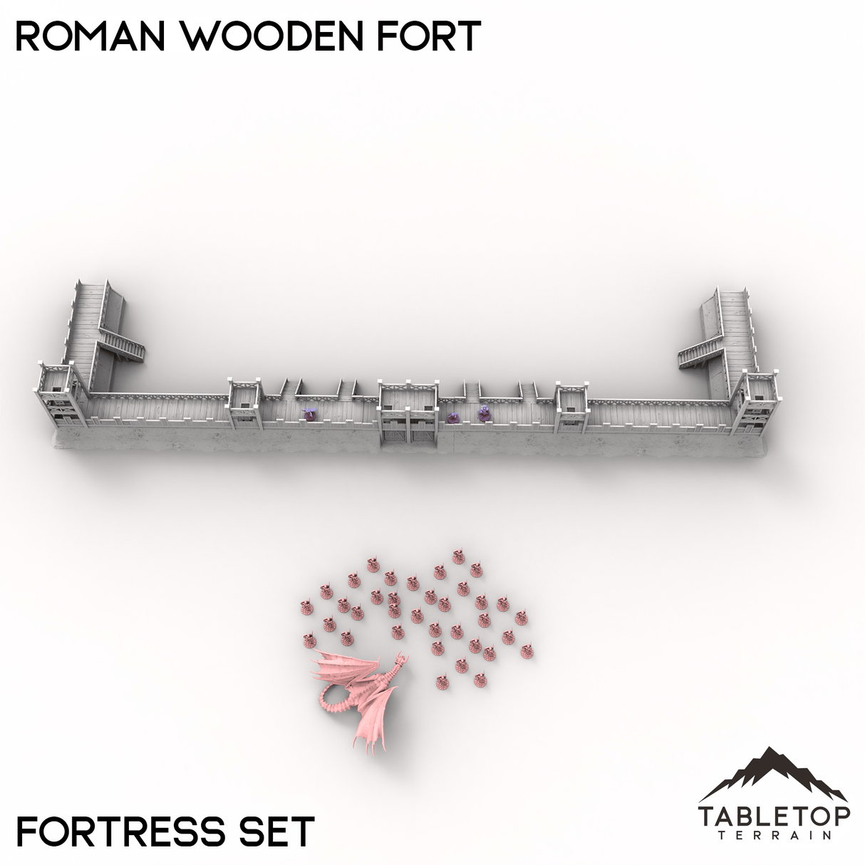 Tabletop Terrain Building Roman Wooden Fort