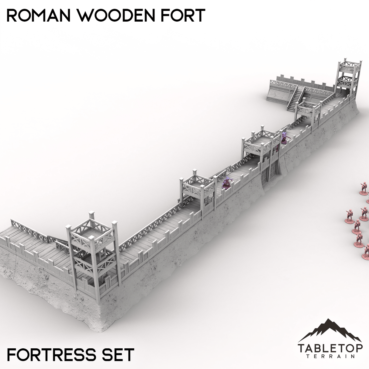 Tabletop Terrain Building Roman Wooden Fort