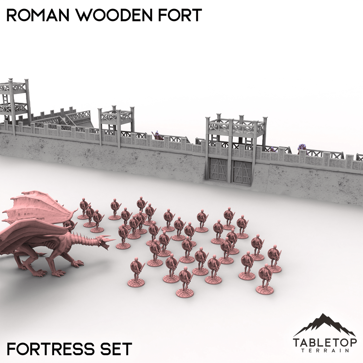 Tabletop Terrain Building Roman Wooden Fort