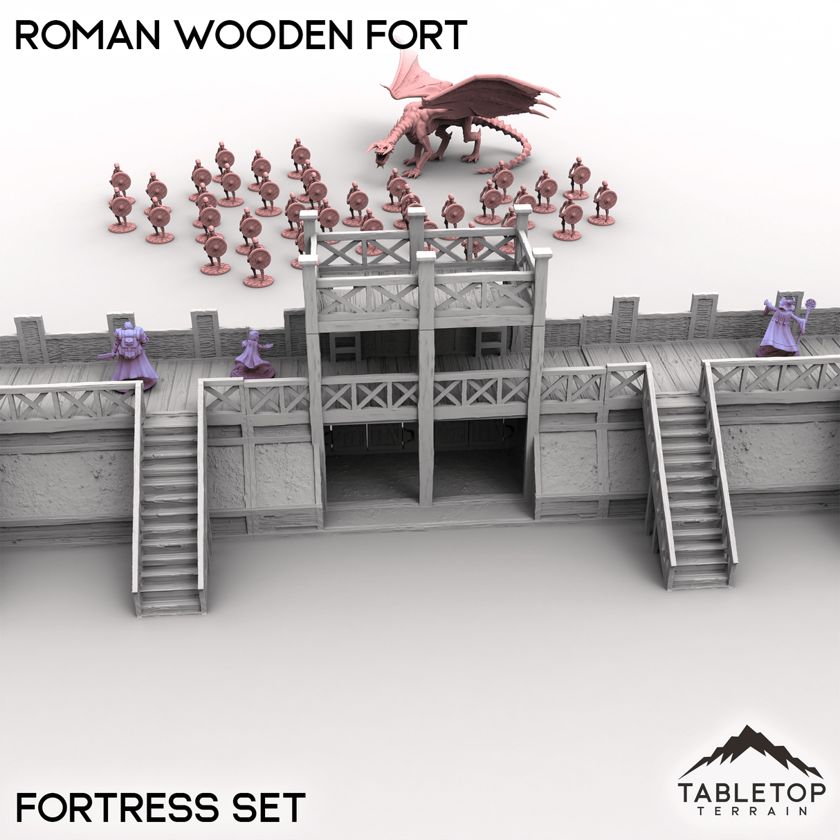 Tabletop Terrain Building Roman Wooden Fort