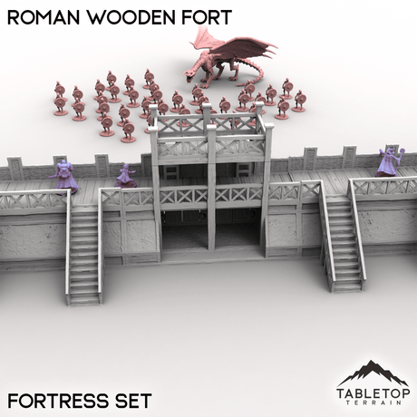 Tabletop Terrain Building Roman Wooden Fort