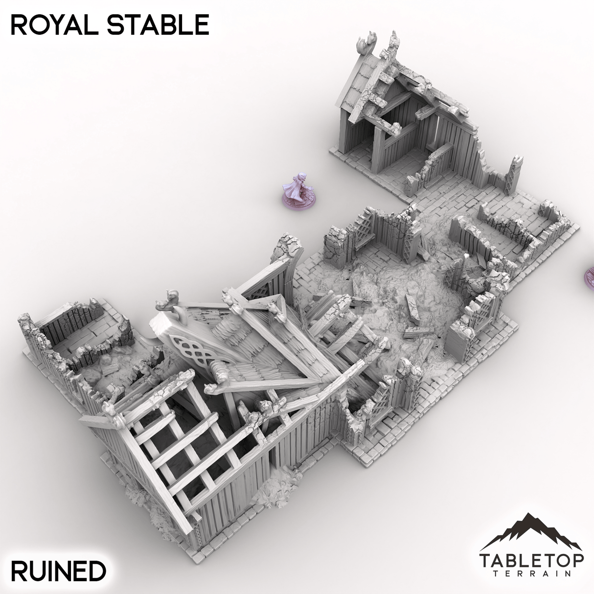 Tabletop Terrain Building Royal Stable - Kingdom of Saxonia