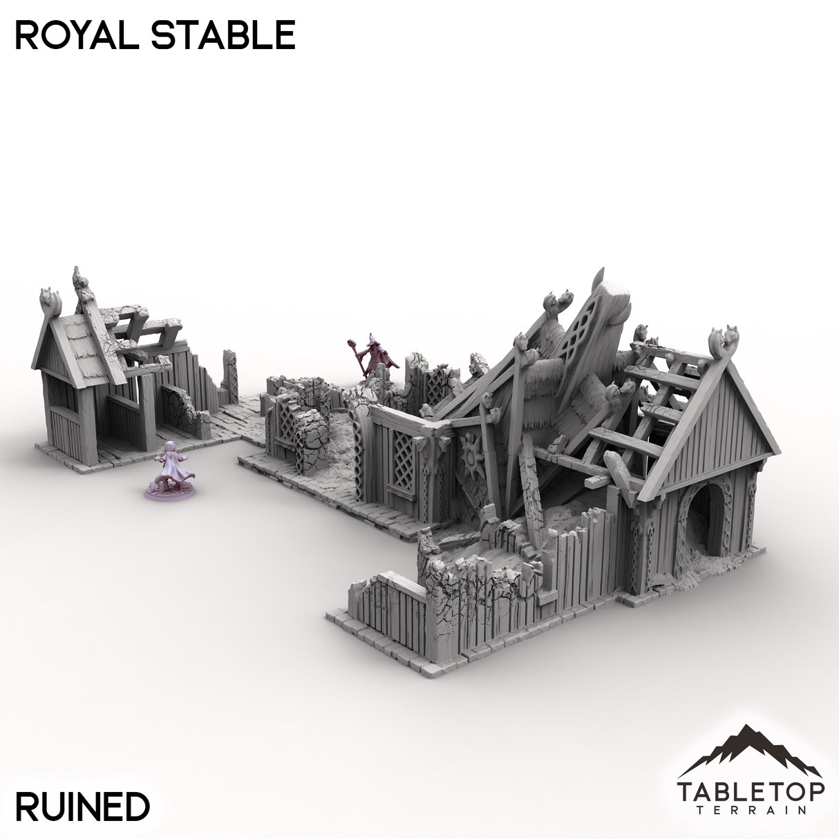 Tabletop Terrain Building Royal Stable - Kingdom of Saxonia