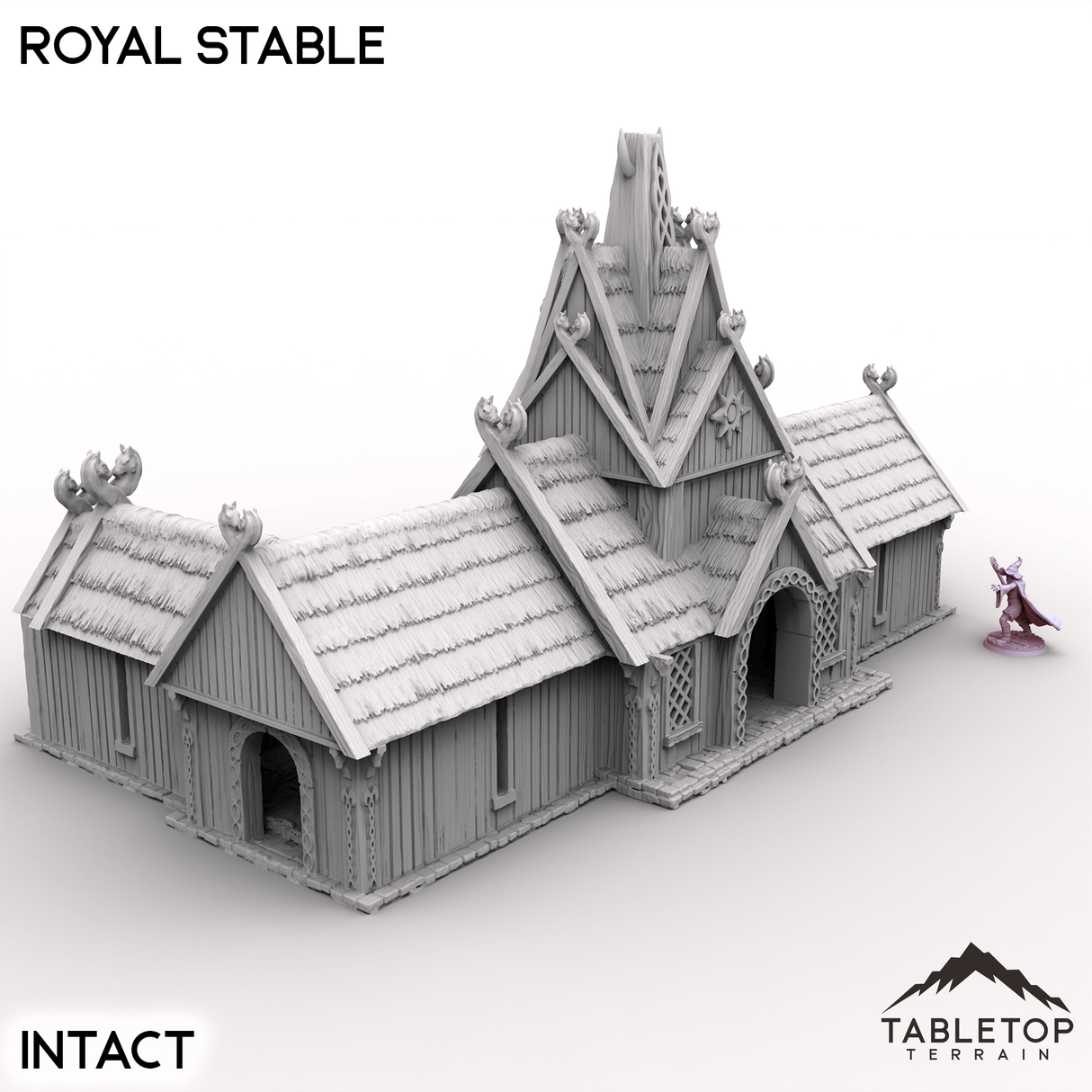 Tabletop Terrain Building Royal Stable - Kingdom of Saxonia