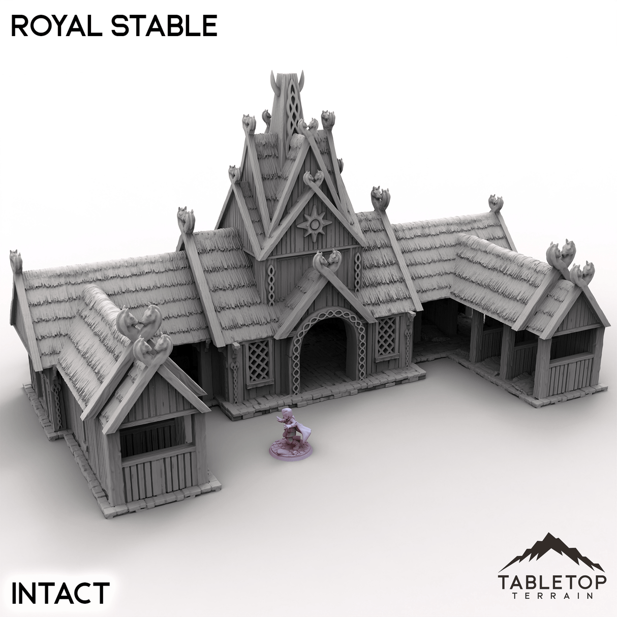 Tabletop Terrain Building Royal Stable - Kingdom of Saxonia