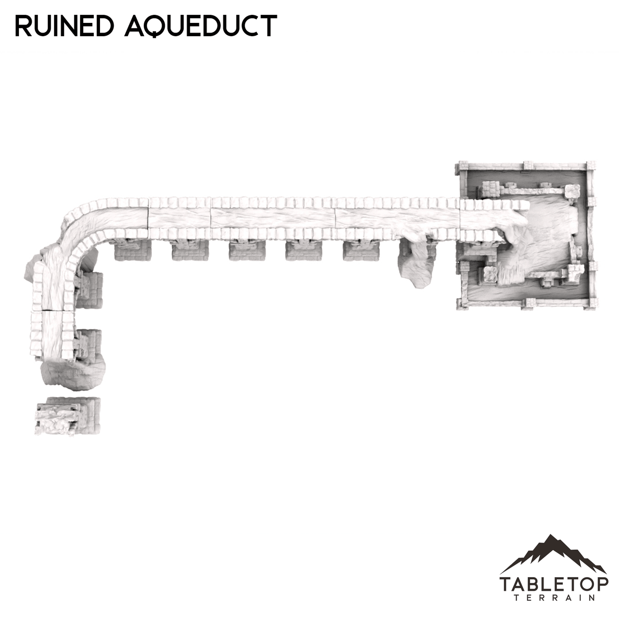 Tabletop Terrain Building Ruined Aqueduct