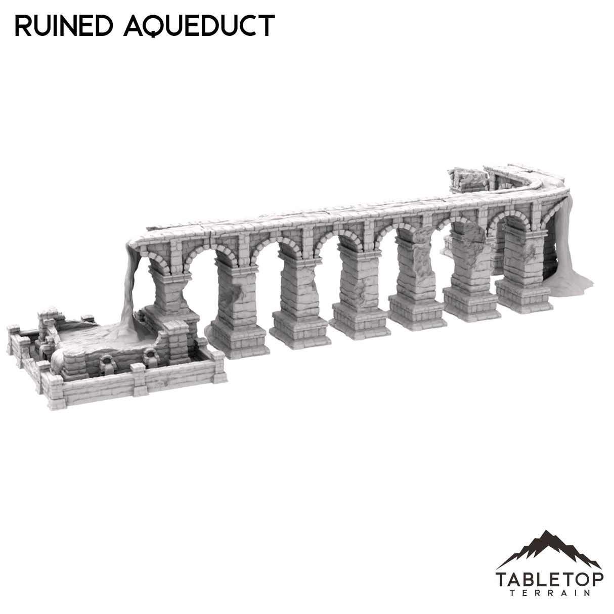 Tabletop Terrain Building Ruined Aqueduct