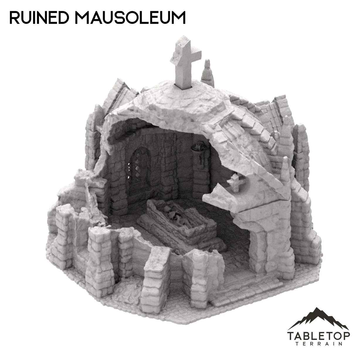 Tabletop Terrain Building Ruined Mausoleum