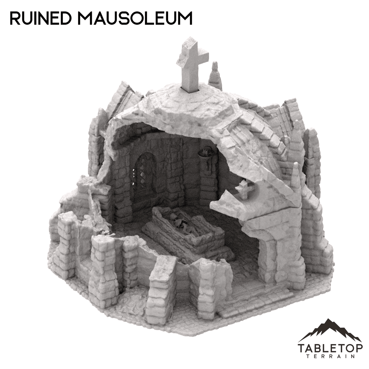 Tabletop Terrain Building Ruined Mausoleum