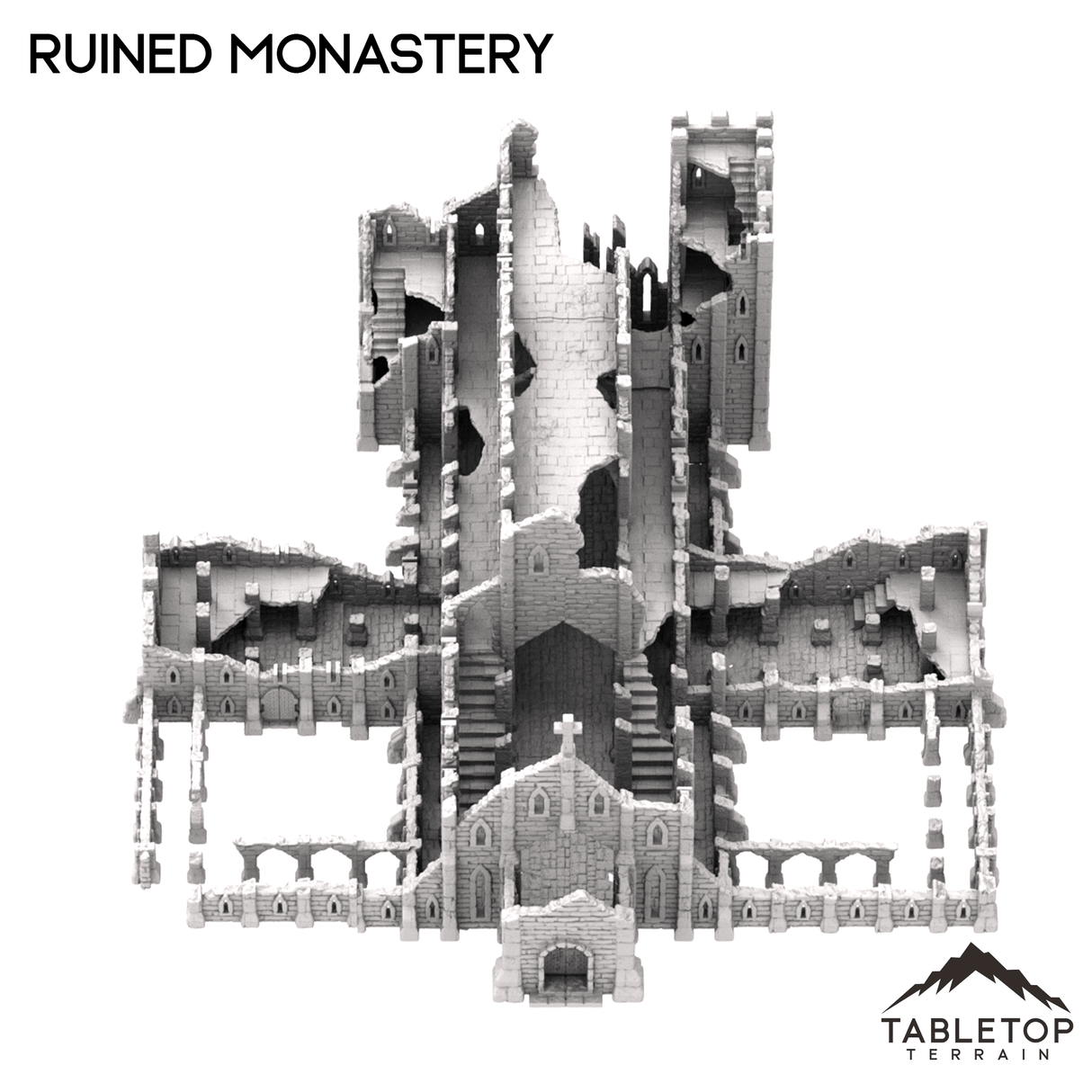 Tabletop Terrain Building Ruined Monastery
